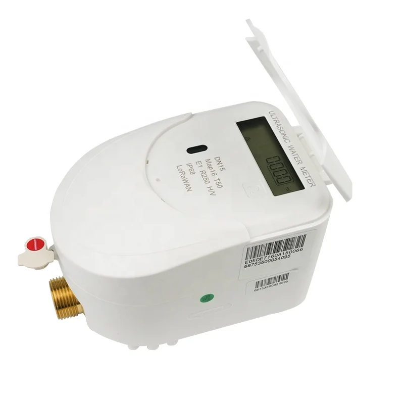 Battery Operated Smart Ultrasonic Water Meter Nb Iot Prepaid Wireless with Remote