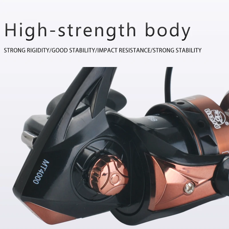 Lizard MT Spinning Reel with Full Metal Spool, 13 Bearings, 5.2:1