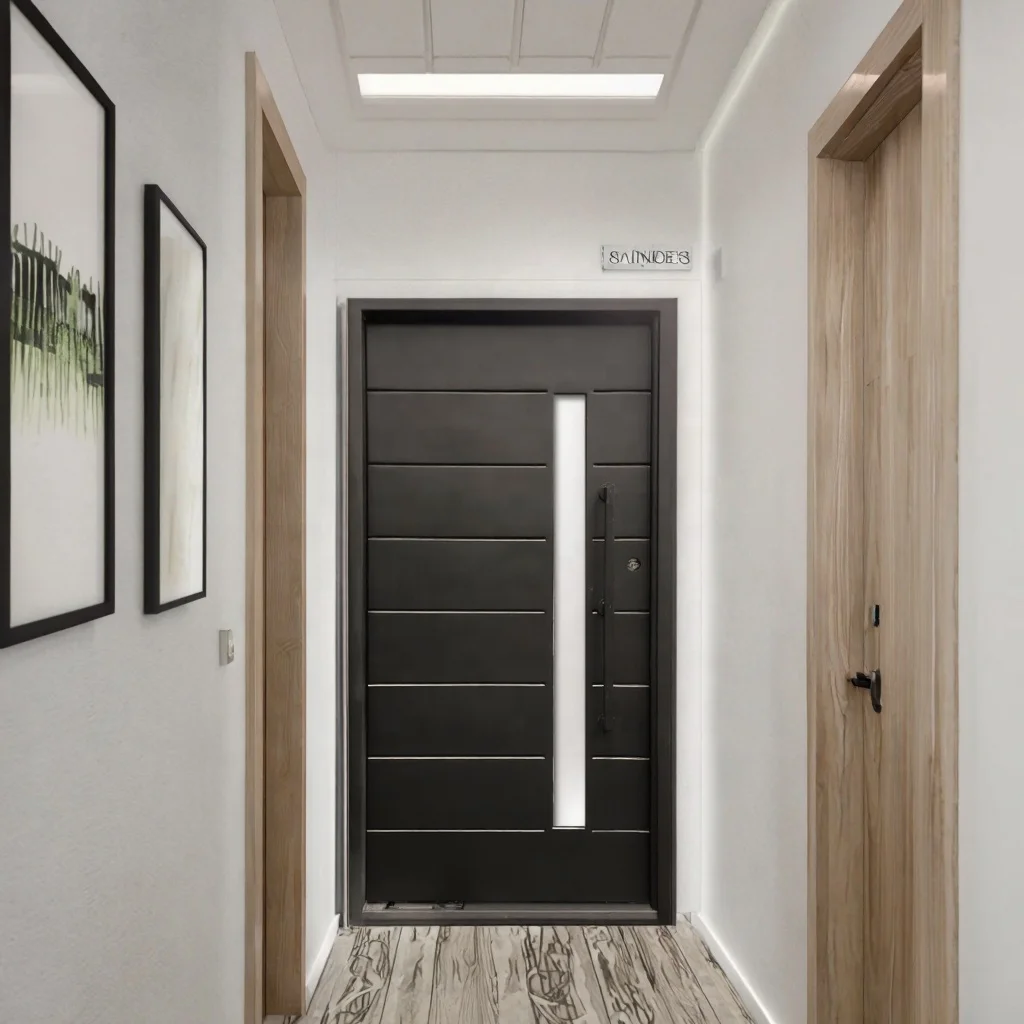 Custom Modern High Quality Stainless Steel Pivot Metal Door Decorative Finish 5 Year Warranty for Commercial Use Villa Entry supplier