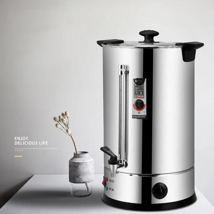 Electric Water Boiler 50 Liter Commercial Thermal Insulation Electric Kettle Stainless Steel Hot