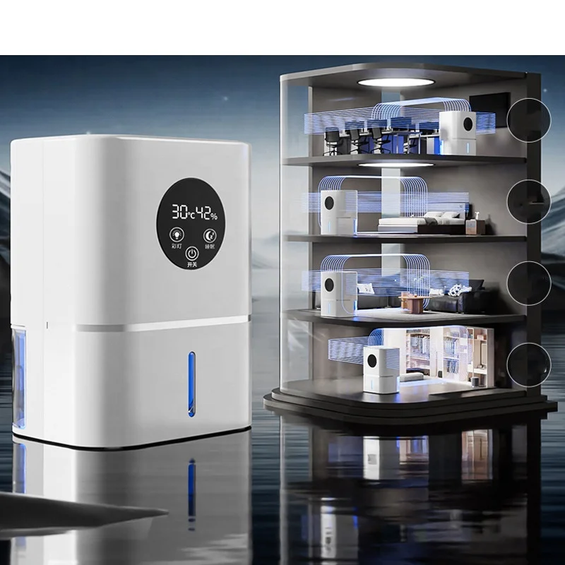 Dehumidifier Home air Dehumidifier for Bedrooms Room Dehumidifier for Indoor Drying Small Handy Device for Defrosting 5