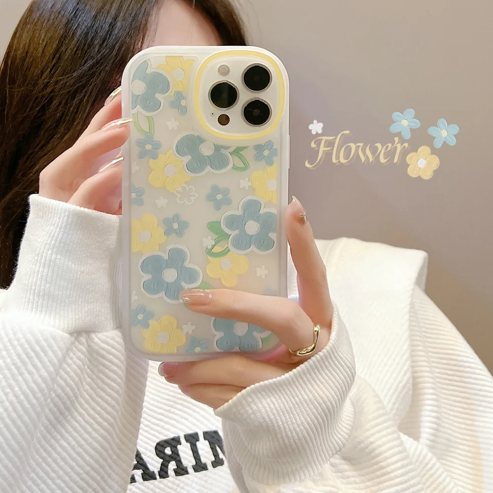 Iphone 13 Pro Phone Case Designer  Fashion Art Flowers Phone Case - Fundas  Art Women - Aliexpress