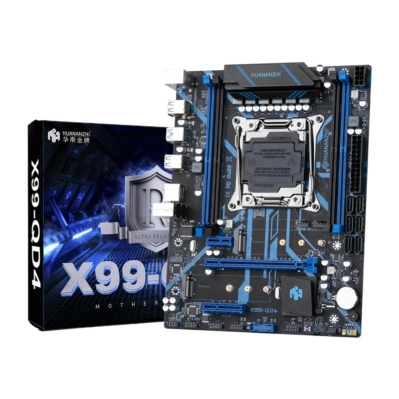 HUANANZHI X99-BD4 CPU Xeon 2666 v3 セット HUANANZHI X99 QD4 Motherboard Kit with XEON E5 2670 V3 & 16GB DDR4