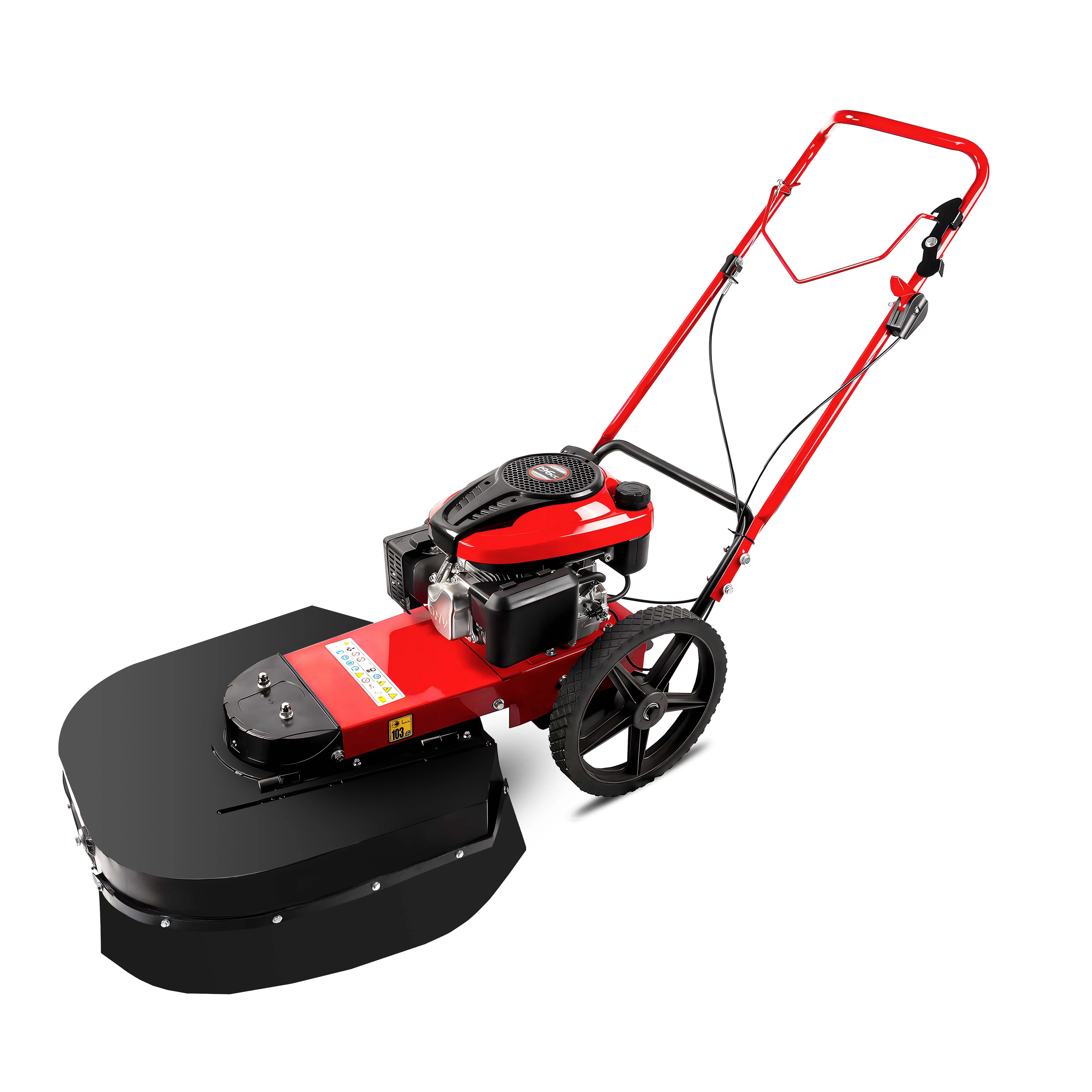 Kmaxpower Ducar/6.5hp Wheeled Trimmer Walk Behind Mowers Wheeled Push