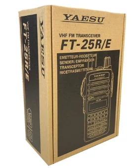 Yaesu Portable Radio Ft-25r Vhf 5w 2 Meter Mono Band Fm Handheld ...