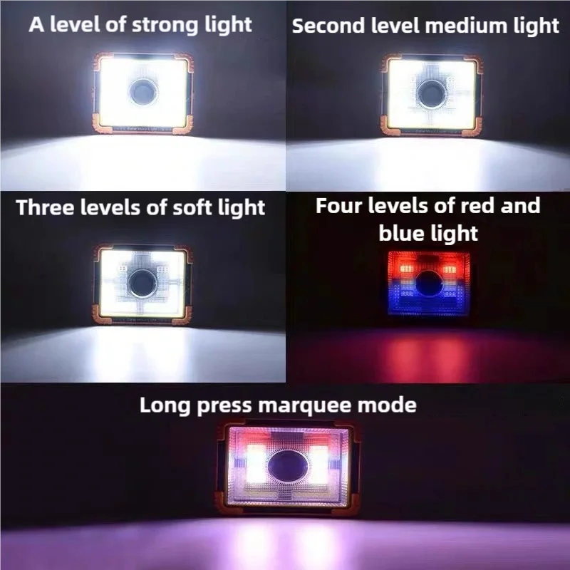 Ultra-Bright Solar Powered for Bluetooth Speaker with Portable Floodlight for Indoor & Outdoor Emergency Lighting