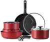 11 pcs granite set - red