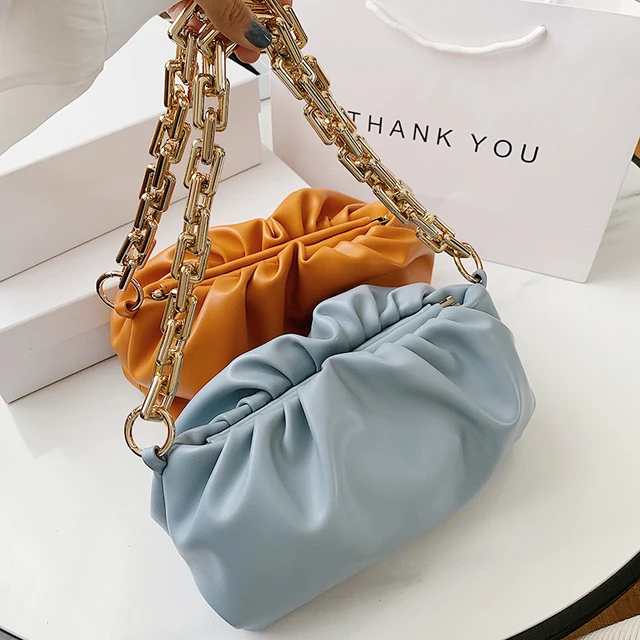 Fashion designers shoulder dumpling bags women sling crossbody purses cloud handbags for women lady