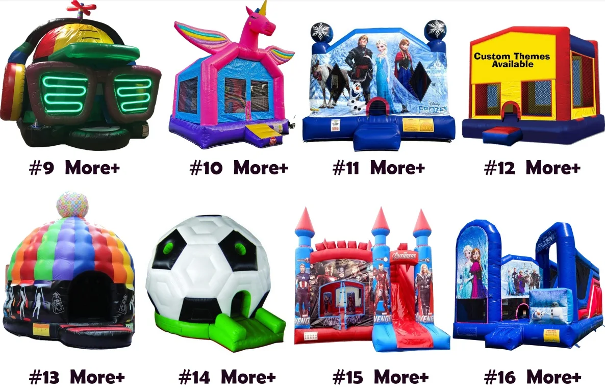 Customized Bounce House Commercial Grade Inflatable Bouncer Slide Combo