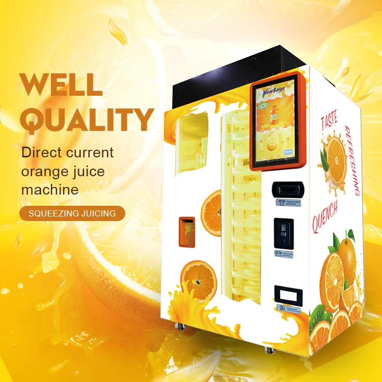 Scan Code Payment Orange Juice Vending Machine Price Fresh Juice
