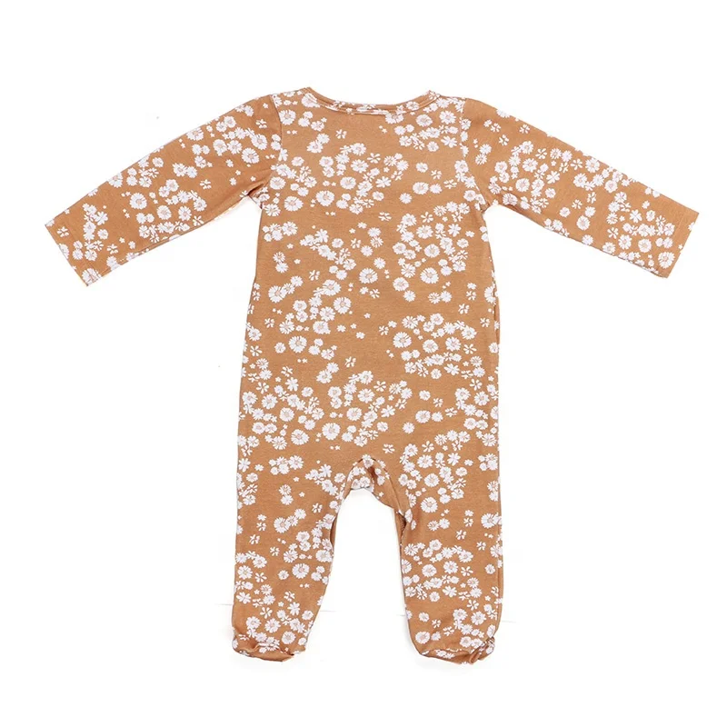
OEM Бутик детский комбинезон для младенцев и малышей детский весенне-летний комбинезон с длинным рукавом и цветочным принтом на шнуровке для девочек 