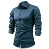 Camicia blu pavone