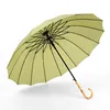 Real bamboo handle green