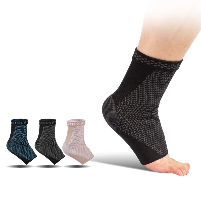 Ks-3020#custom Foot Protection Compression Knitted Elastic Ankle Sleeve ...