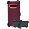 Red purple/pink with clip