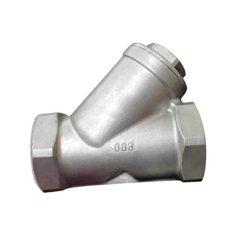 800WOG Stainless steel /SS 316 NPT/BSP CF8 Screw Ends Thread Y Type Strainer/Filter
