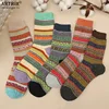 Striped (double) women's socks