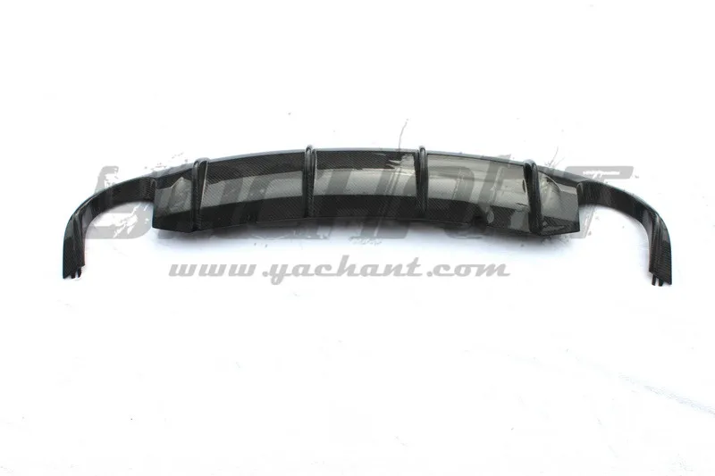 Trade Assurance Carbon Fiber Rear Diffuser Fit for 2008-2012 Sci*rocco R Cup- RA GT24 Style Rear Diffuser Lip