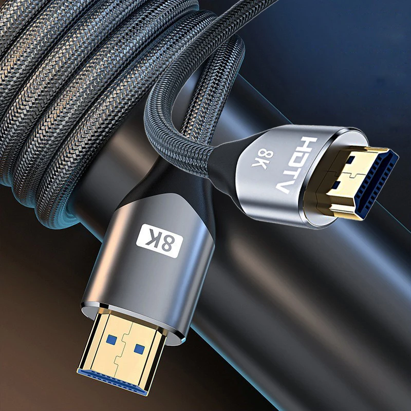 High Speed Bulk Fiber Optic Hdmi 2.1 Cable Ultra Hd 8k 60hz 4k 120hz