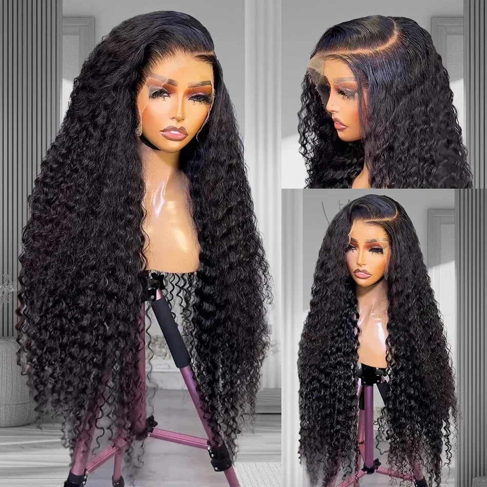 Parrucca lace front deep wave in capelli veri per donna_voghion.com