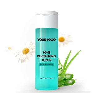 Korea Advanced Organic Glycolic Acid Toner Witch Hazel Pore Minimizer Facial Toner for Oily Skin Acne Removal Exfoliating