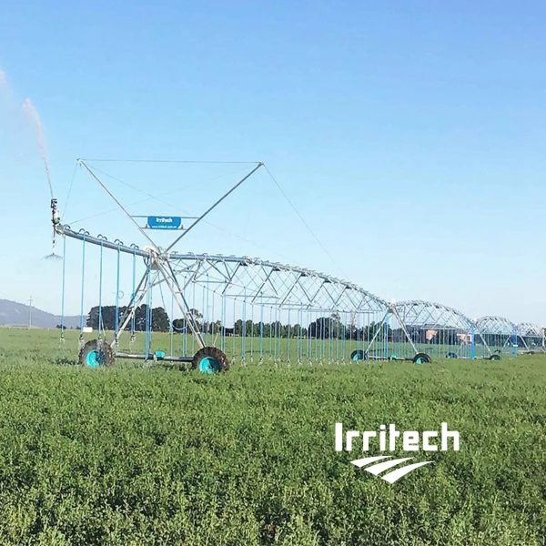 80Ha High Profile Center Pivot Irrigation System with Nelson SR75 Endgun in Poland