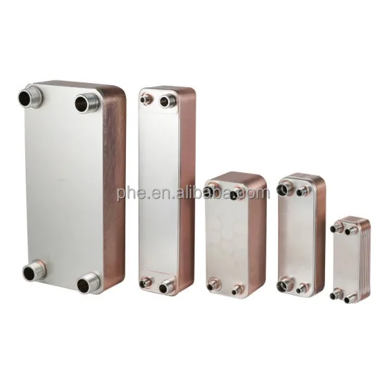 Condensing Unit Chiller Heat Exchanger Stainless Steel Sea Water