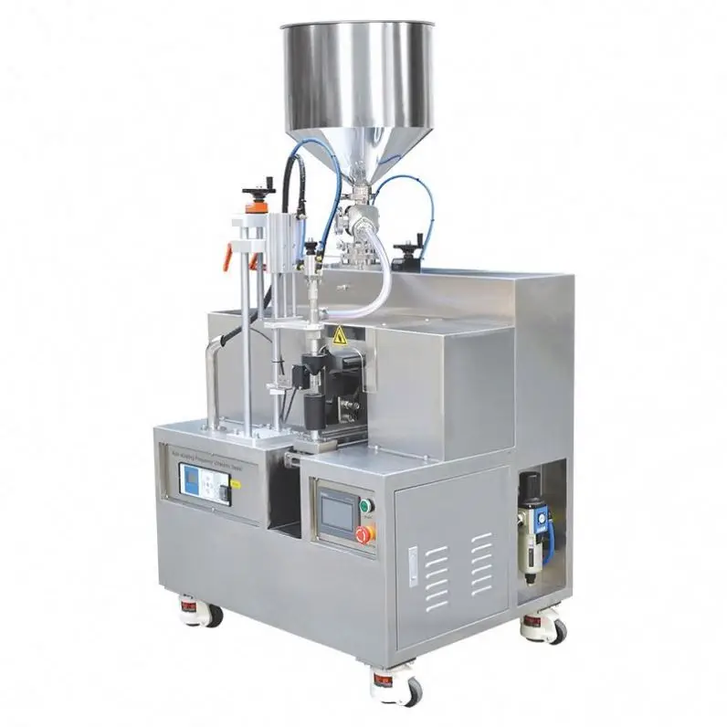 Semi Automatic Paste Shaped Aluminum-plastic Hose Ultrasonic Sealing and Filling Machine