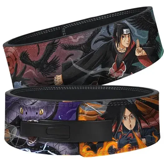 2023 New Arrivals Custom 10mm 13mm Leather Anime Belt Gym Weightlifting
