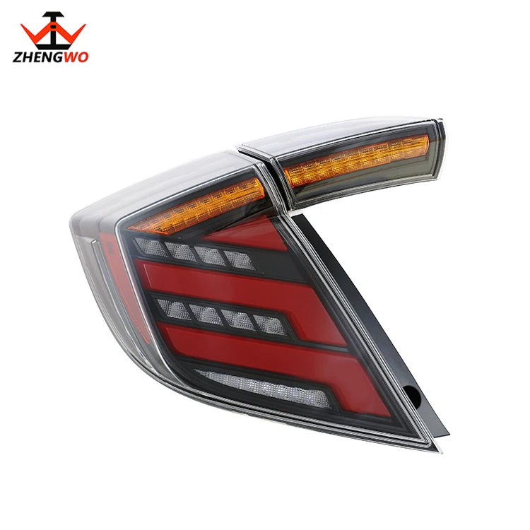 Zhengwo Factory Supply  LED Tail Light for Hondas Civics Hatchback Turn Yellow Light