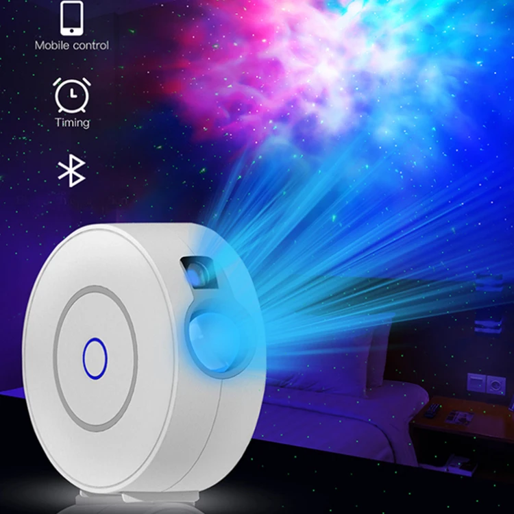 Умная Лунная комната Романтическая звезда на Рождество Дети Звездный лазер 3D светодиодный Звездный проектор ночной свет