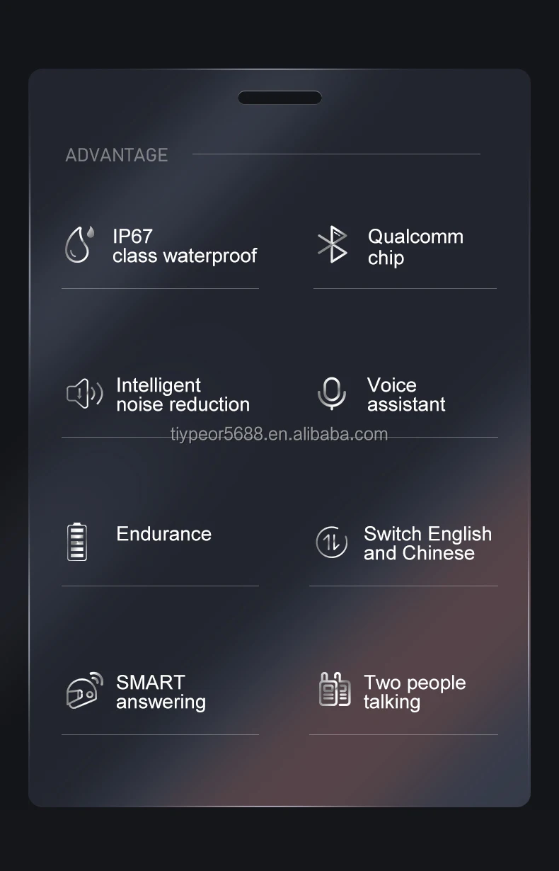product tiypeor motorcycle helmet bt 53 headset wireless waterproof handsfree call music earphone for riders moto gps headphone-2