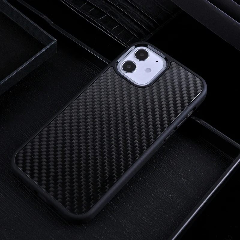 Back Cover Carbon Fibre Iphone 11 Case Gloss Carbon Fiber Case For