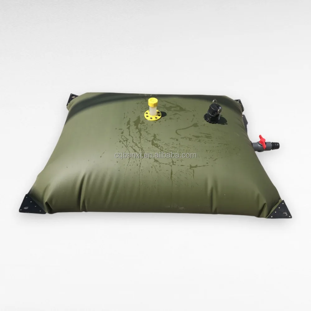 Customized Collapsible Flexible PVC/TPU Pillow Shape Water Bladder Tank Water Treatment Machinery