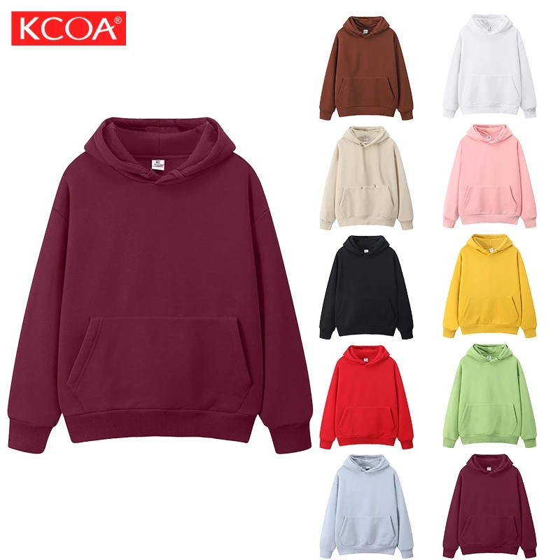 Blank Heavyweight Pullover Hooded Plus Size Men's Custom Cotton Oversized Hoodies Sweatshirts