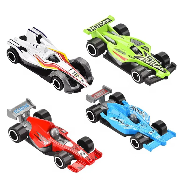 Children Formula F1 Alloy Model Racing Car 1/64 Diecast Toy Vehicles Mini Free Wheel Metal Toys Car