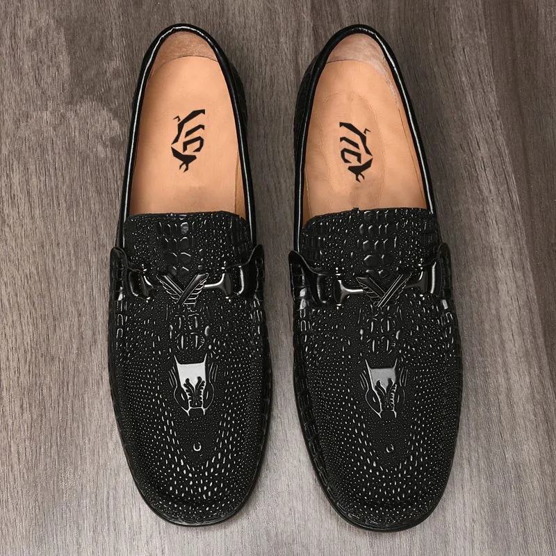 Factory Supply In Ready Stock Top Grade Quality Cow Genuine Leather Office Business Party Wedding Men Dress Oxford Loafers Shoes