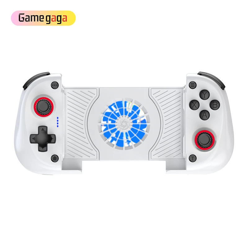 Yo X3 Stretching Game Controller 2 in 1 Cooling Fan Double Vibration Motors Gamepad Handle for Mobile Phone Android IOS NS