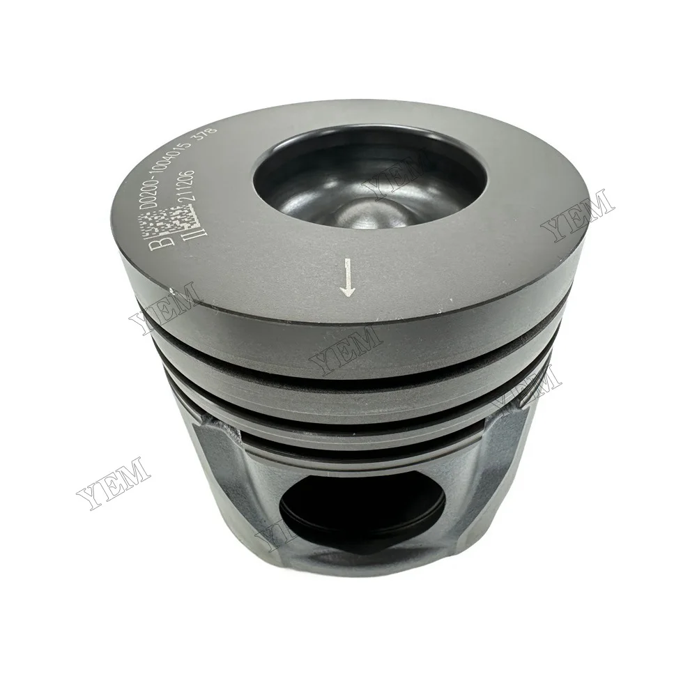 Engineering Machinery Part Cylinder Piston With Pin Cir-Clip Suitable for Yuchai YC4D130 Engine Parts 3