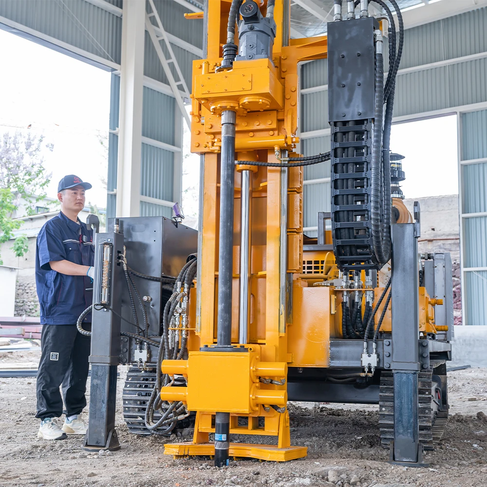 Heavy Metal Core Rig Single Alibaba.com: Core Exploration Rig Steel Crawler Full Hydraulic 1000m ...