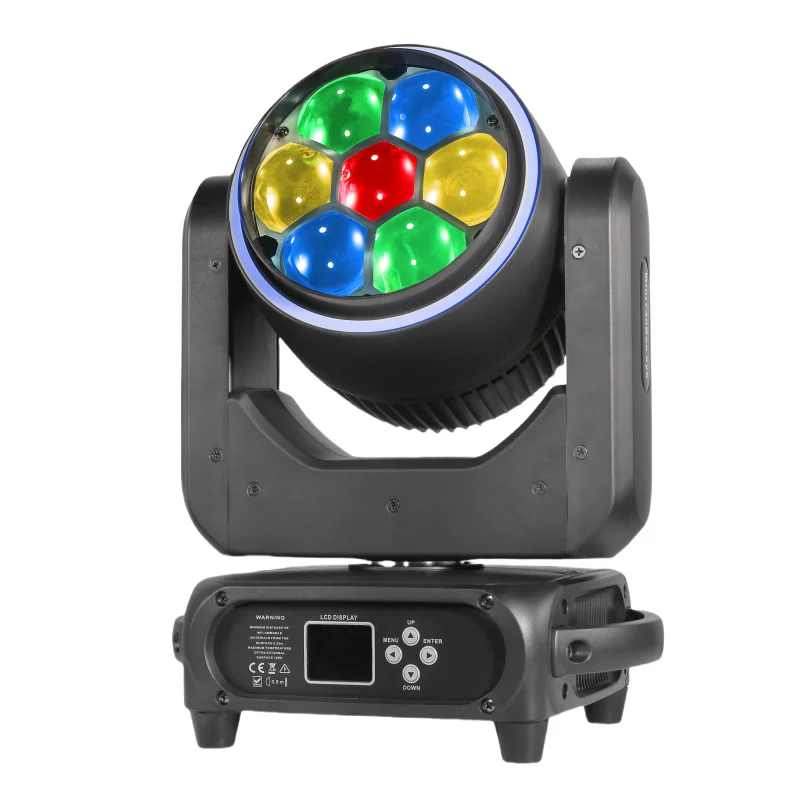 DMX Mini 7x40W Bee Eye Pixel Stage Light Strip 7x40 RGBW LED Zoom