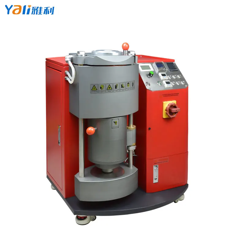 Mini Style  Metal Continuous Gold Sliver Convenient Vacuum Casting Machine with Induction Melter Jewelry Melting Furnace