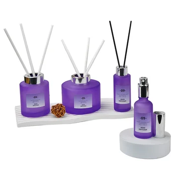 Reed Diffusers Luxury Scenting Reed Diffuser Bottle Luxury Glass Bottle Home Room Scent Fragrance Reed Diffuser Gift Set