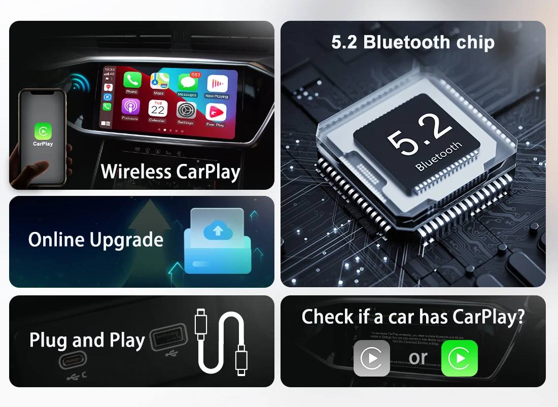 Беспроводной адаптер carplay ai box
