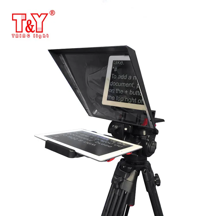 Wireless Remote Control Professional and Portable Teleprompter for Tablet