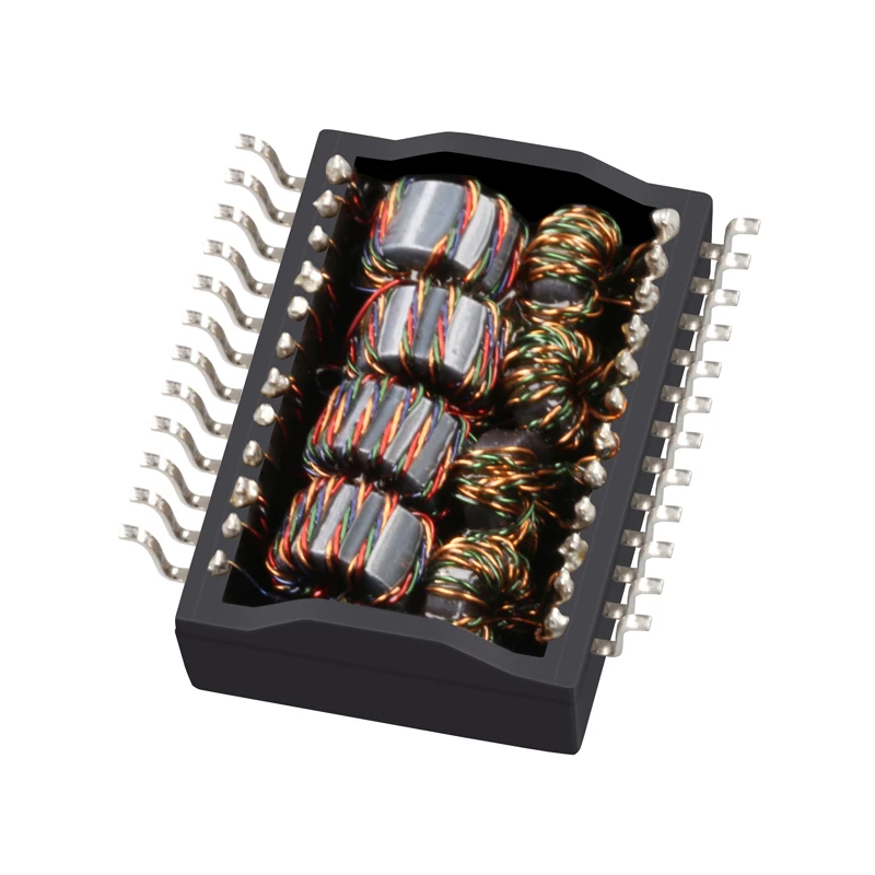 Modules Pulse Discrete Frequency Magnetic Smd Filter Gigabit Pcb Power Amplifiers Ethernet Isolation Poe+  Lan Transformers