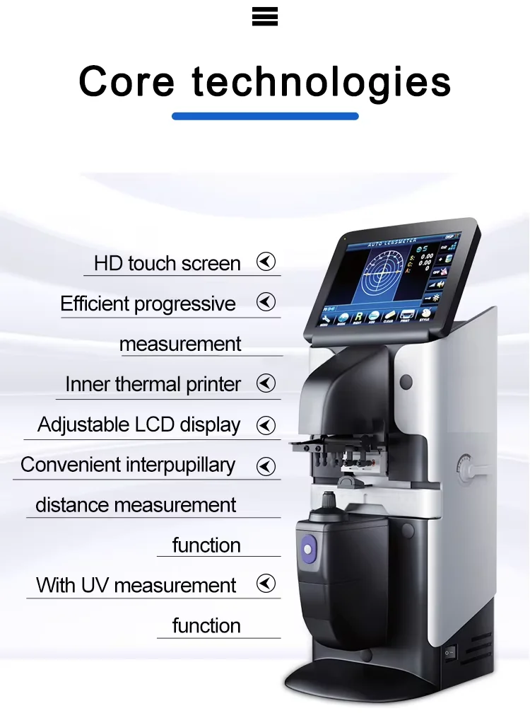 JD-2600B Auto Lensmeter/Digital Lensmeter/Focimeter /Auto Lens Meter with Printer PD&PH UV