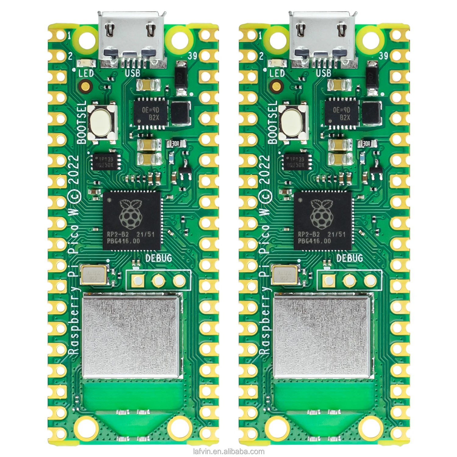 Raspberry Pi Pico W with Headers Micro USB Cable PicoRP2040チップマイクロコントローラー|  Alibaba.com