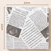 White English printing [22*22cm]