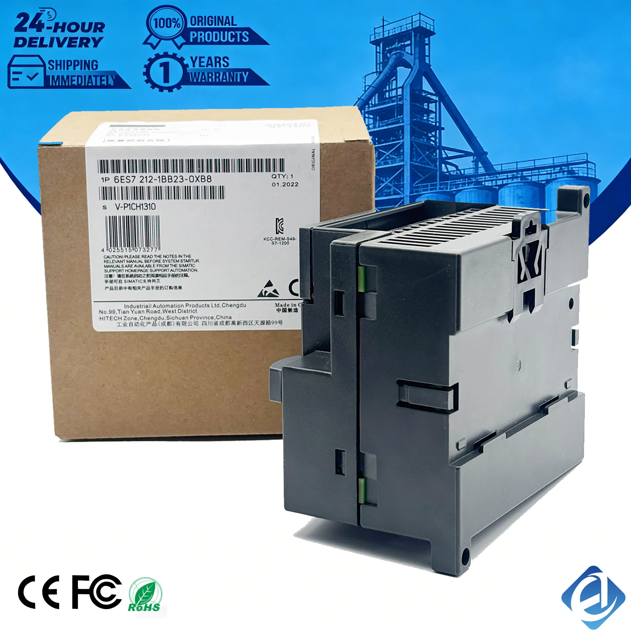 Brand New and Original 6ES7 212-1BB23-0XB8 6ES7212-1BB23-0XB8 CPU Module Industrial Control PAC PLC Controller